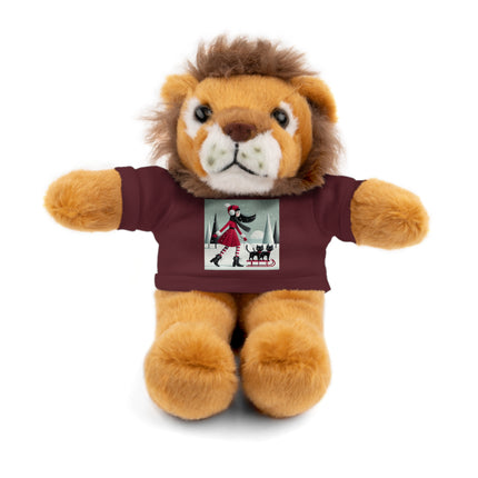 Red Sled & Curious Cats Stuffed Animals with Tee