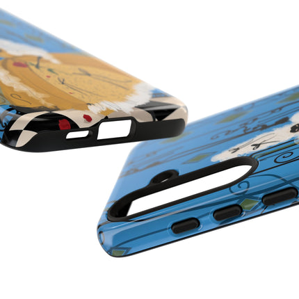 🎭🌹 The Lady At The Masquerade Gates Phone Case – Art Deco Fashion Illustration