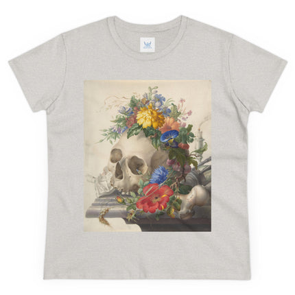 Vanitas Still Life by Herman Henstenburgh Women's Midweight Cotton Tee