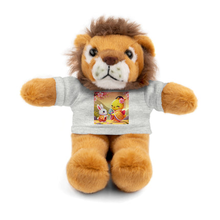 Whimsical Springtime Exchange Stuffed Animals with Tee