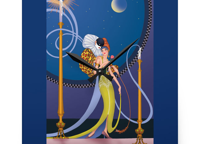 Smoke and Secrets Acrylic Wall Clock