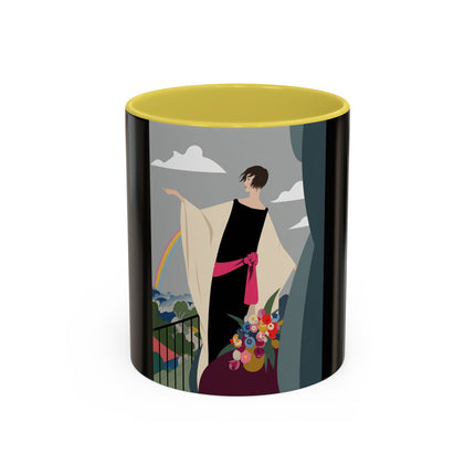 Rainbow Reverie Colorful Mugs – Elegant Renewal & Serene Beauty