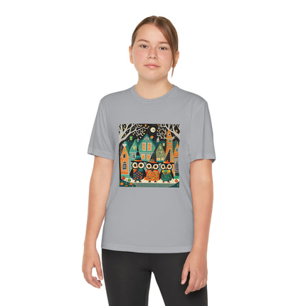 Night of the Trick-or-Treating Owlets Youth Competitor Tee
