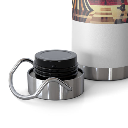 Art Deco Valentine's Romance Copper Vacuum Insulated Bottle, 22oz