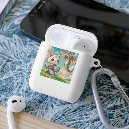 Geisha Kitten and the Dragon Kite AirPods and AirPods Pro Case