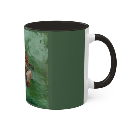 Crab on its Back by Vincent Van Gogh Colorful Mugs, 11oz