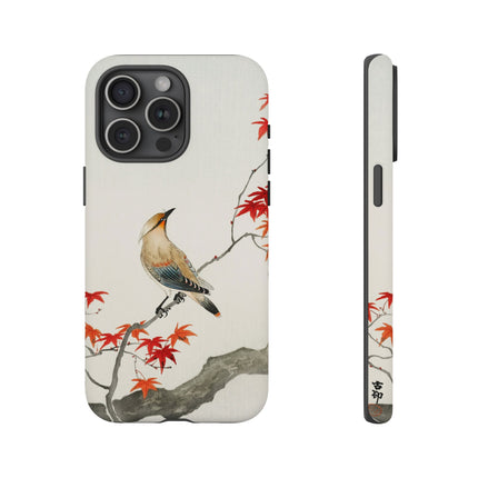 Japanese Bird on Maple by Ohara Koson Phone Cases