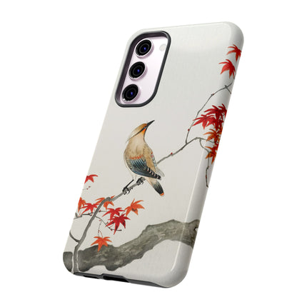 Japanese Bird on Maple by Ohara Koson Phone Cases