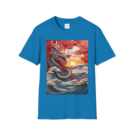 Stormbound Dragon Garment-Dyed T-shirt Softstyle T-Shirt