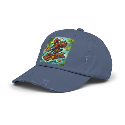The Daring Drake Unisex Distressed Cap
