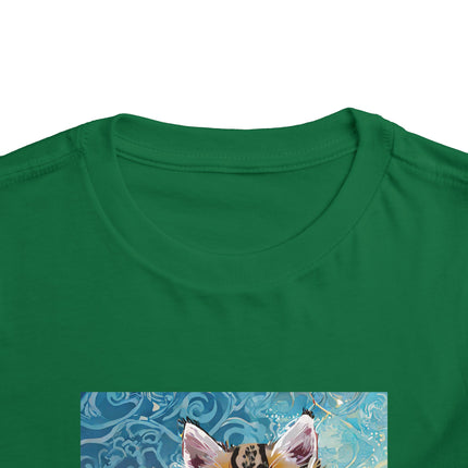 Whiskered Wanderings Toddler Short Sleeve Tee