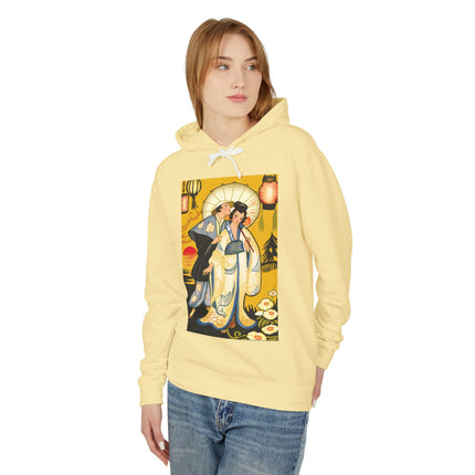 Golden Embrace Couple Hoodie