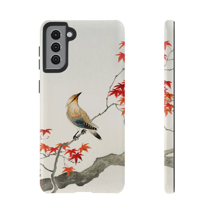 Japanese Bird on Maple by Ohara Koson Phone Cases