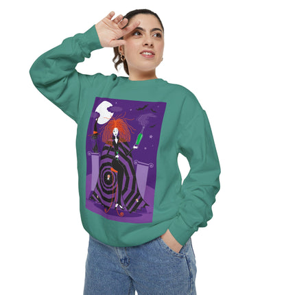 Mystic Elegance Unisex Garment-Dyed Sweatshirt