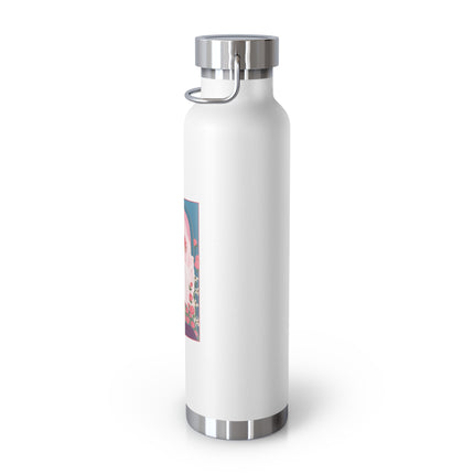 August & Peridot (from the Gem Series) by Sofia Chiostri Copper Vacuum Insulated Bottle, 22oz