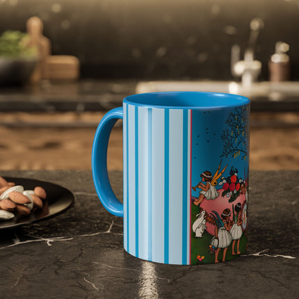 Enchanted Easter Gathering Colorful Mugs (11oz, 15oz)