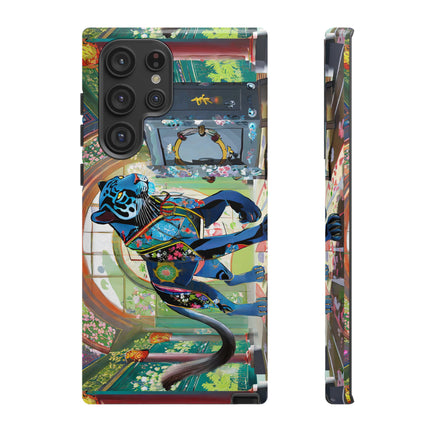 Cyber Panther's Hunt Phone Cases