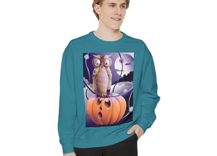 The Startled Pumpkin Unisex Garment-Dyed Sweatshirt
