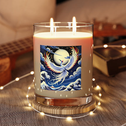 Majestic White Crane Scented Candle