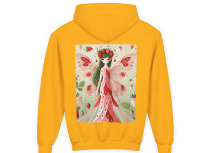 Strawberry Fairy Delight Youth Heavy Blend Hooded Sweatshirt