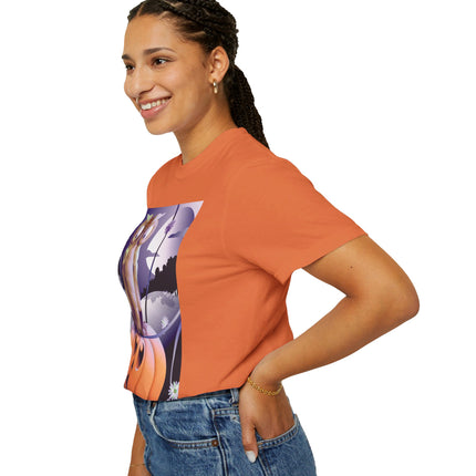 The Startled Pumpkin Unisex Garment-Dyed T-shirt