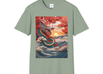 Stormbound Dragon Garment-Dyed T-shirt Softstyle T-Shirt