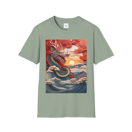 Stormbound Dragon Garment-Dyed T-shirt Softstyle T-Shirt