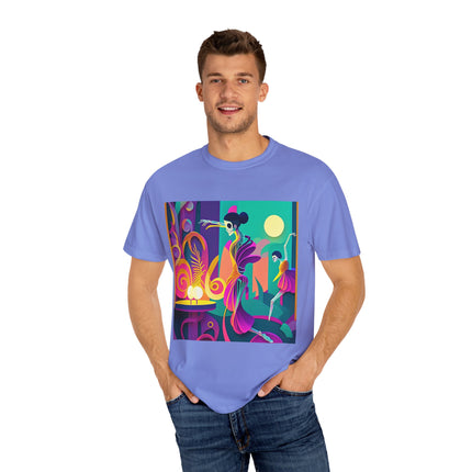 Dance of the Skeleton Ballerinas Unisex Garment-Dyed T-shirt