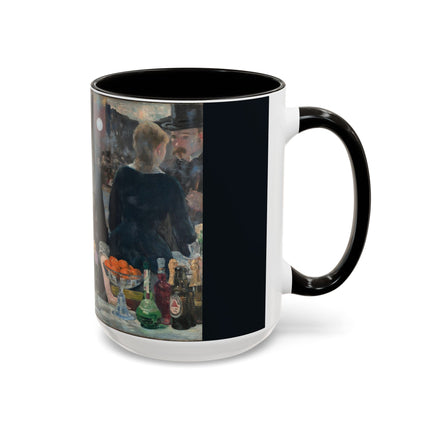 A Bar at the Folies-Bergère by Edouard Manet Colorful Mugs (11oz, 15oz)