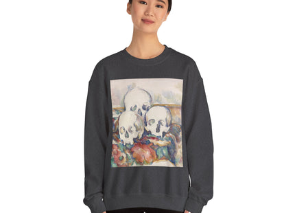 The Three Skulls by Paul Cézanne Unisex Heavy Blend™ Crewneck Sweatshirt