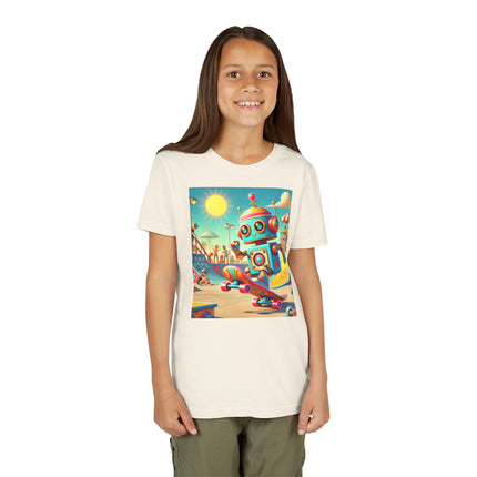 Skate Park Robot Youth Short Sleeve Tee