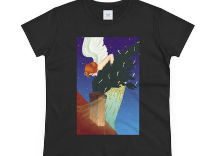 The Christmas Angel Women's Midweight Cotton Tee