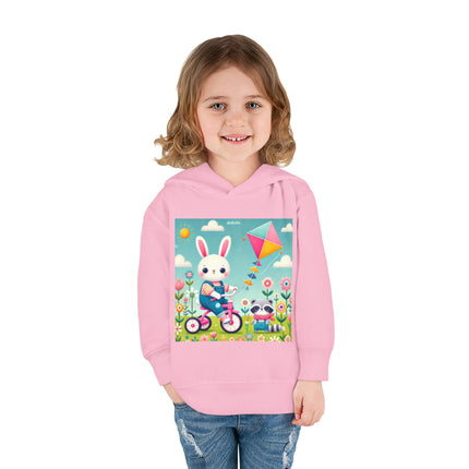 Breezy Meadow Ride Toddler Pullover Fleece Hoodie