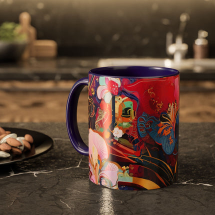 Ethereal Irises Colorful Mugs (11oz, 15oz)
