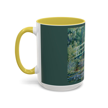 Water Lilies and Japanese Bridge by Claude Monet Colorful Mugs (11oz, 15oz)