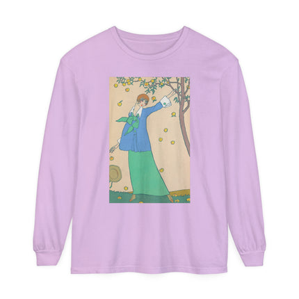 Le Verger by Georges Lepape Garment-dyed Long Sleeve T-Shirt