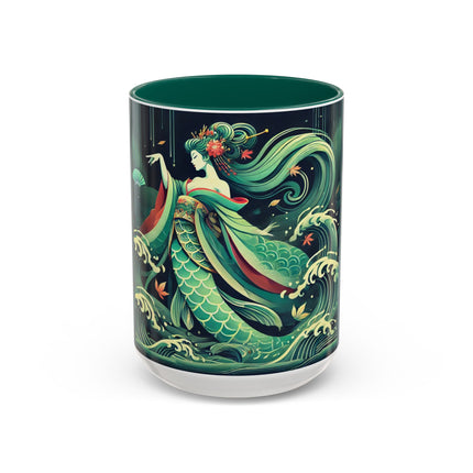 Mermaid Queen Rising from the Deep Colorful Mugs (11oz, 15oz)