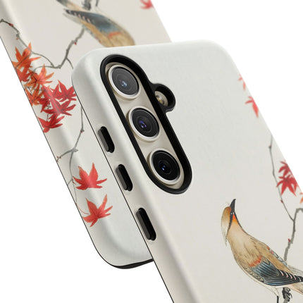 Japanese Bird on Maple by Ohara Koson Phone Cases