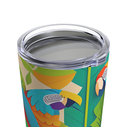 Colorful Macaws Tumbler 20oz