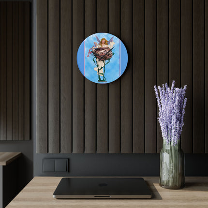 Enchanting Serenity Acrylic Wall Clock