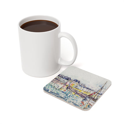 Le Croisic by Paul Signac Coaster – Harbor Light & Impressionist Calm