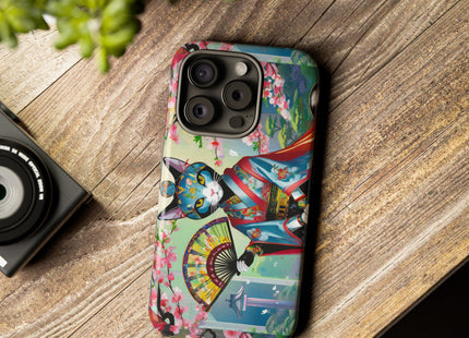Cyberpunk Geisha Phone Cases