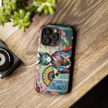 Cyberpunk Geisha Phone Cases