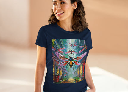 Neon Swarm Cotton Tee