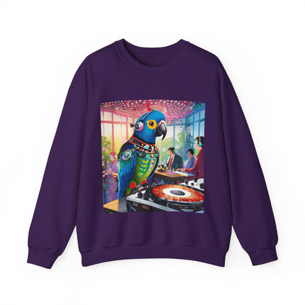 Parrot DJ Unisex Heavy Blend™ Crewneck Sweatshirt