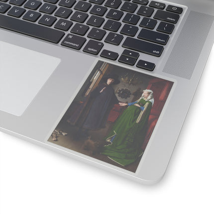 Arnolfini Portrait by Jan Van Eyck Kiss-Cut Stickers (4 Sizes)