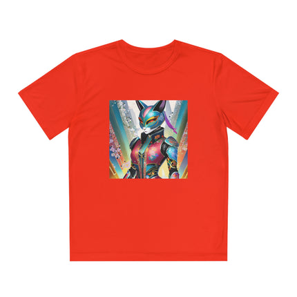 Cyberpunk Chic Youth Competitor Tee