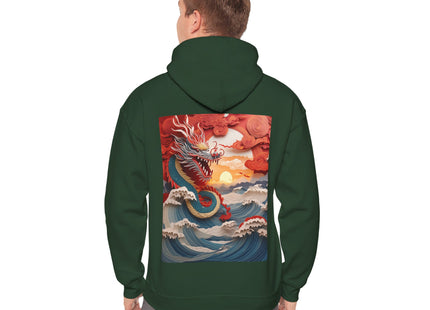 Stormbound Dragon – Heavy Blend™ Hooded Sweatshirt