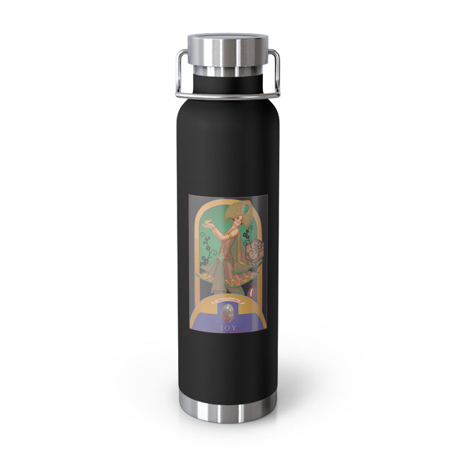October & Opal, Tourmaline (from the Gem Series) by Sofia Chiostri Copper Vacuum Insulated Bottle, 22oz