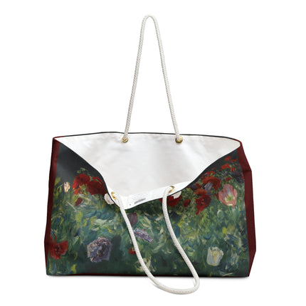 Poppies (A Study of Poppies for Carnation, Lily, Lily, Rose) by John Singer Sargent Weekender Bag
